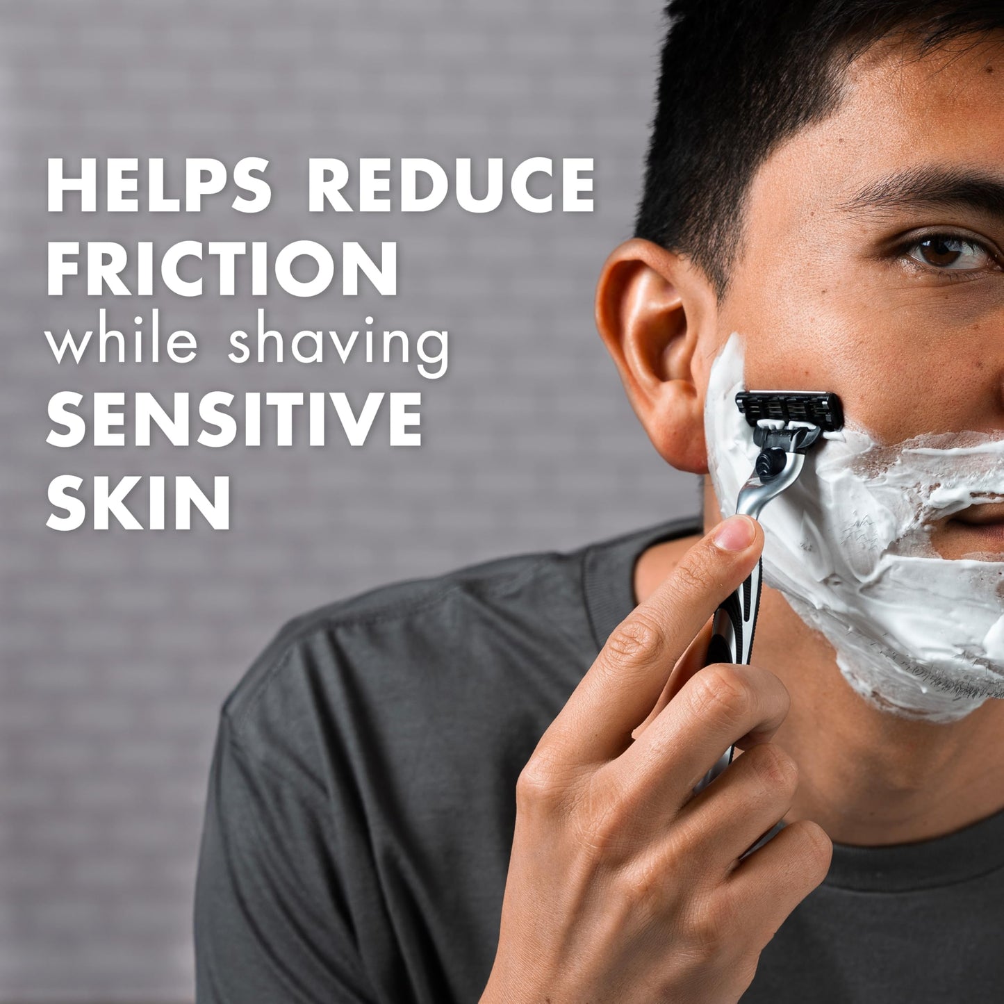 Gillette Foamy Sensitive Shave Foam for Men, Protection Against Shaving Irritation, Quick and Smooth Shave, sensitive skin, shaving cream, 14.9oz Beauty and Personal Care Gillette
