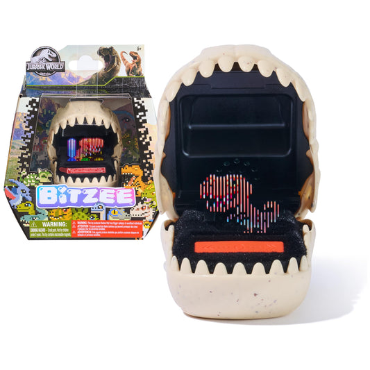 Bitzee, Jurassic World Interactive Dinosaur Toy with 25 Dinosaurs Inside, Reacts to Touch, Pods Connect & Interact, Digital Pet Kids Toys for Ages 5…