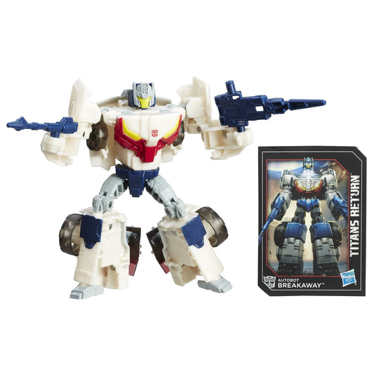 Transformers Generations Titans Return Autobot Breakaway and Autobot Throttle