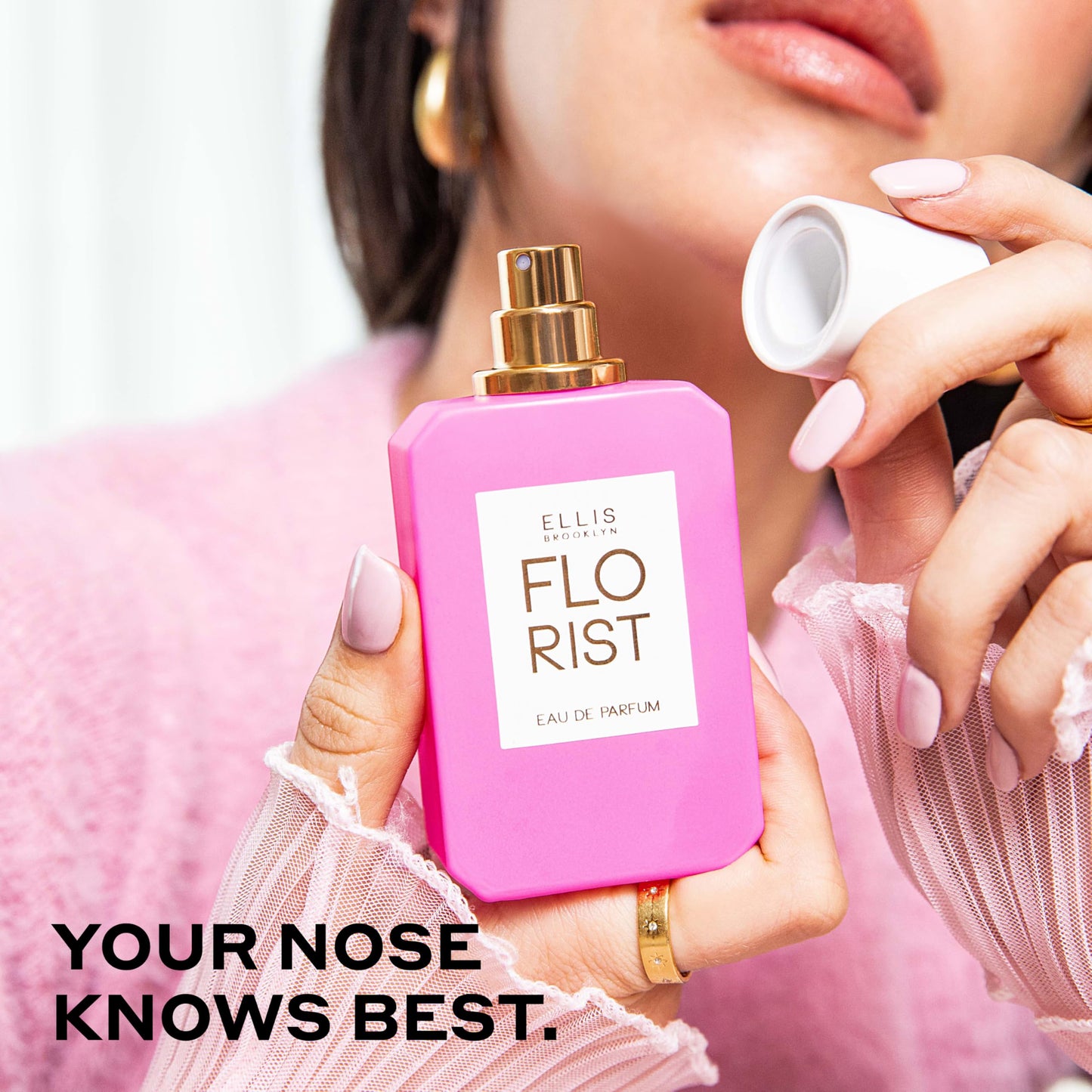 Ellis Brooklyn FLORIST Eau De Parfum, Mini Dabber - Fresh Floral Perfume For Women with Italian Bergamot, Tuberose, & Cedarwood, Vegan Perfume Made