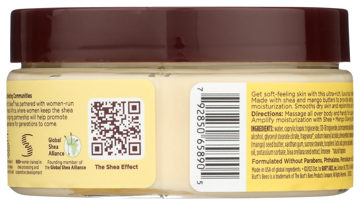 Burt's Bees, Shea & Mango Hand & Body Butter, 6.5 Ounce