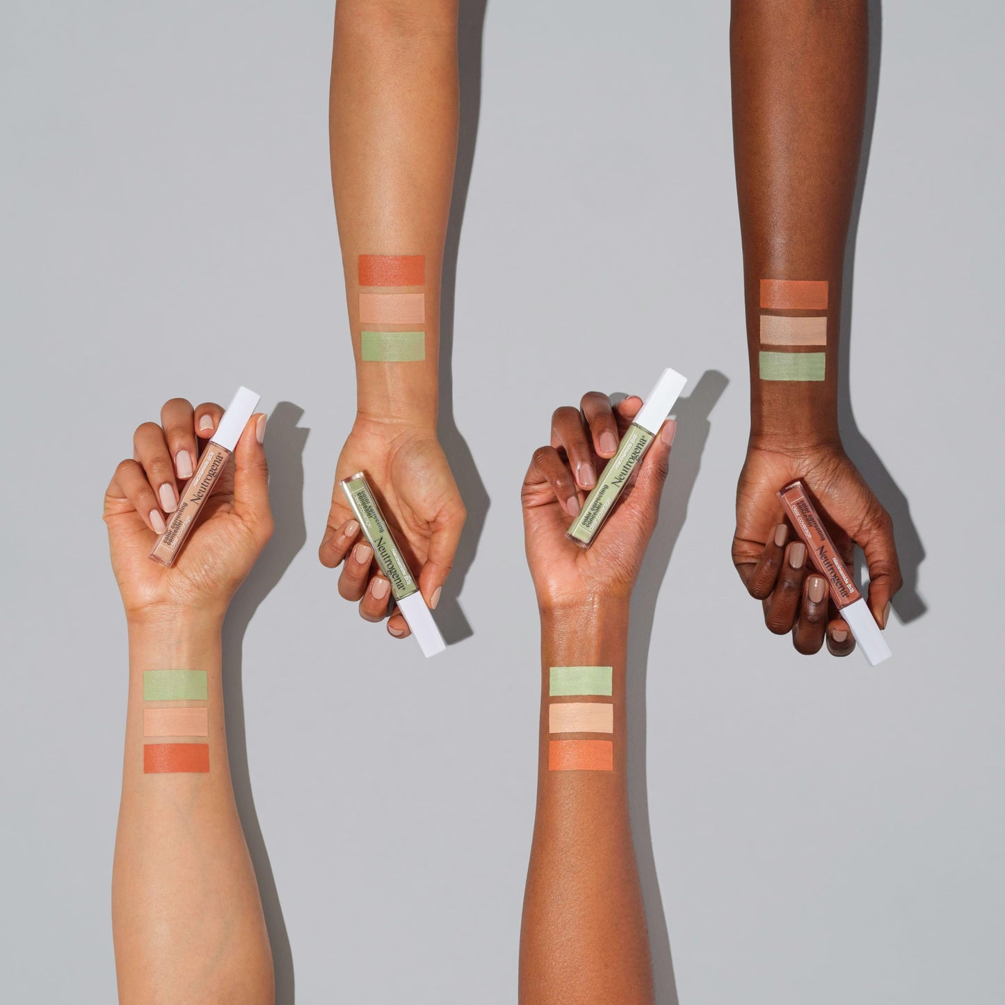 Neutrogena Clear Coverage Color Correcting Lightweight Face Concealer Makeup with Niacinamide & Green Pigment to Help Reduce Redness, 0.24 Fl Oz