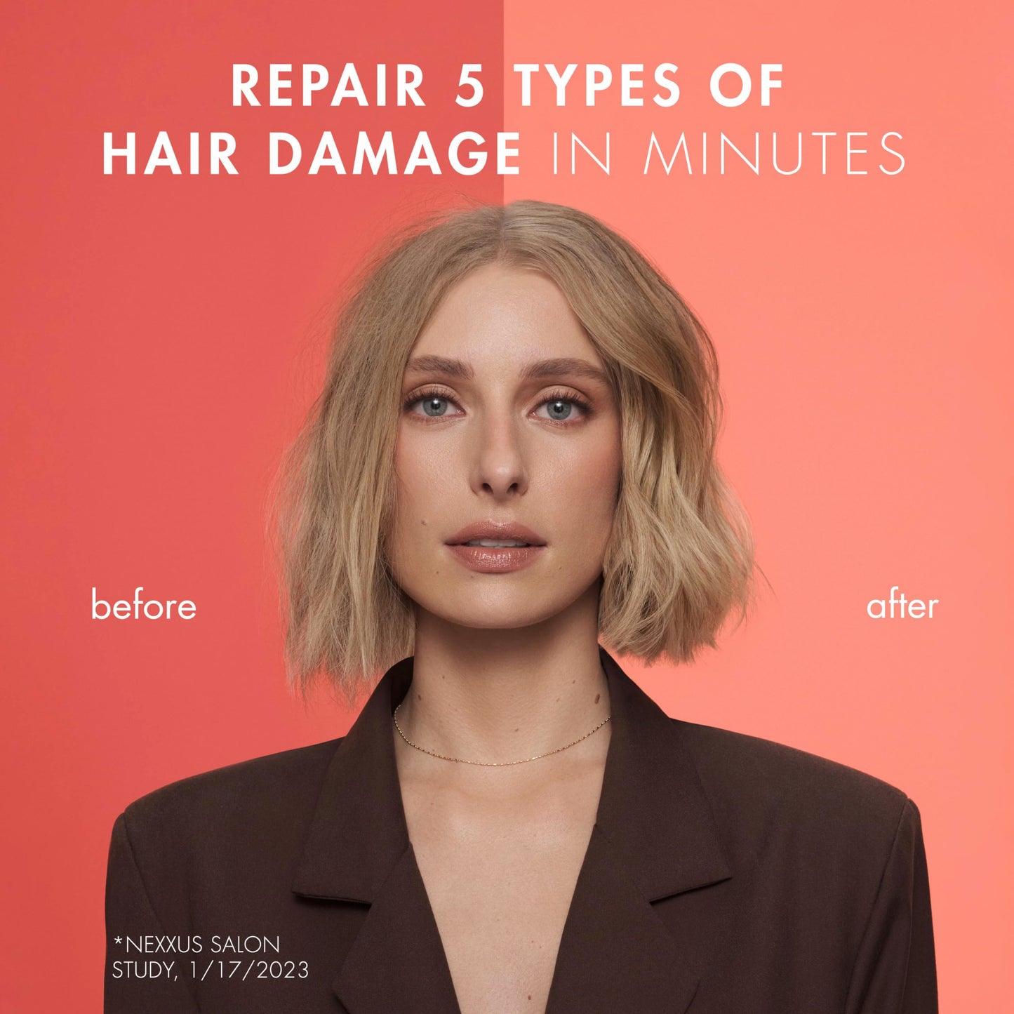 Nexxus Intense Bonding Treatment Amino Bond for Stronger, More Damage-Resistant Hair, with Amino Acids & Keratin Protein, 5 oz