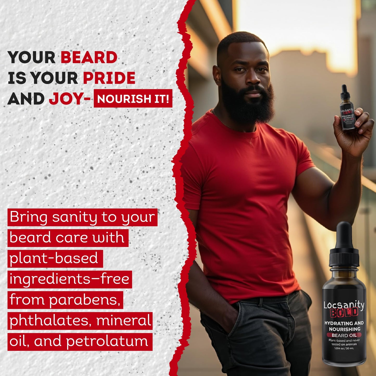 Locsanity BOLD Hydrating and Nourishing Beard Oil