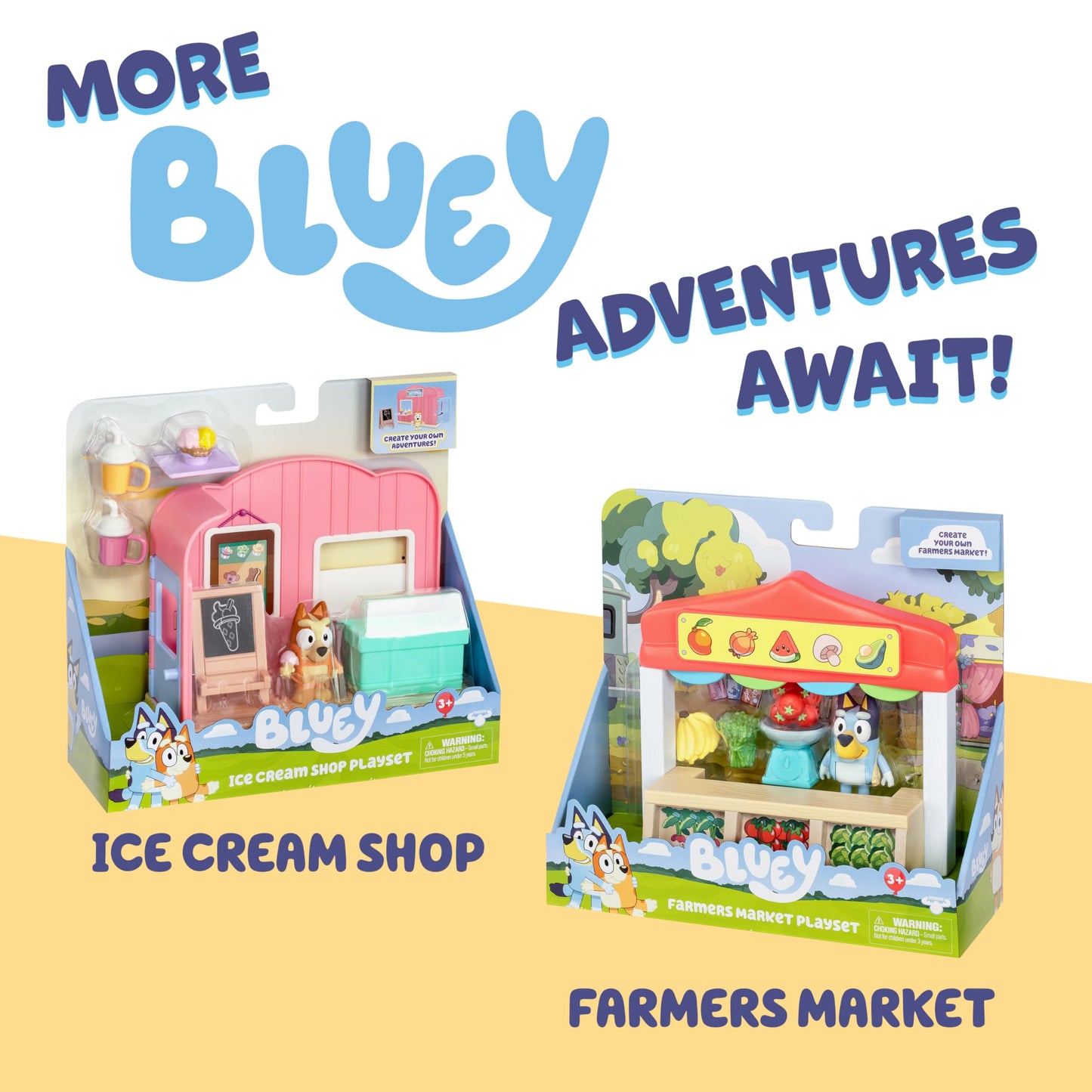 Bluey Basic Pizza Girls and Muffin Toy Vehicle, Interactive, Robust Toddler Toy Car with Muffin Figurine, Toddler Cars for Ages 3+