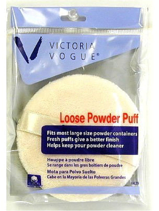 Victoria Vogue Round Loose Powder Puff 1 ea