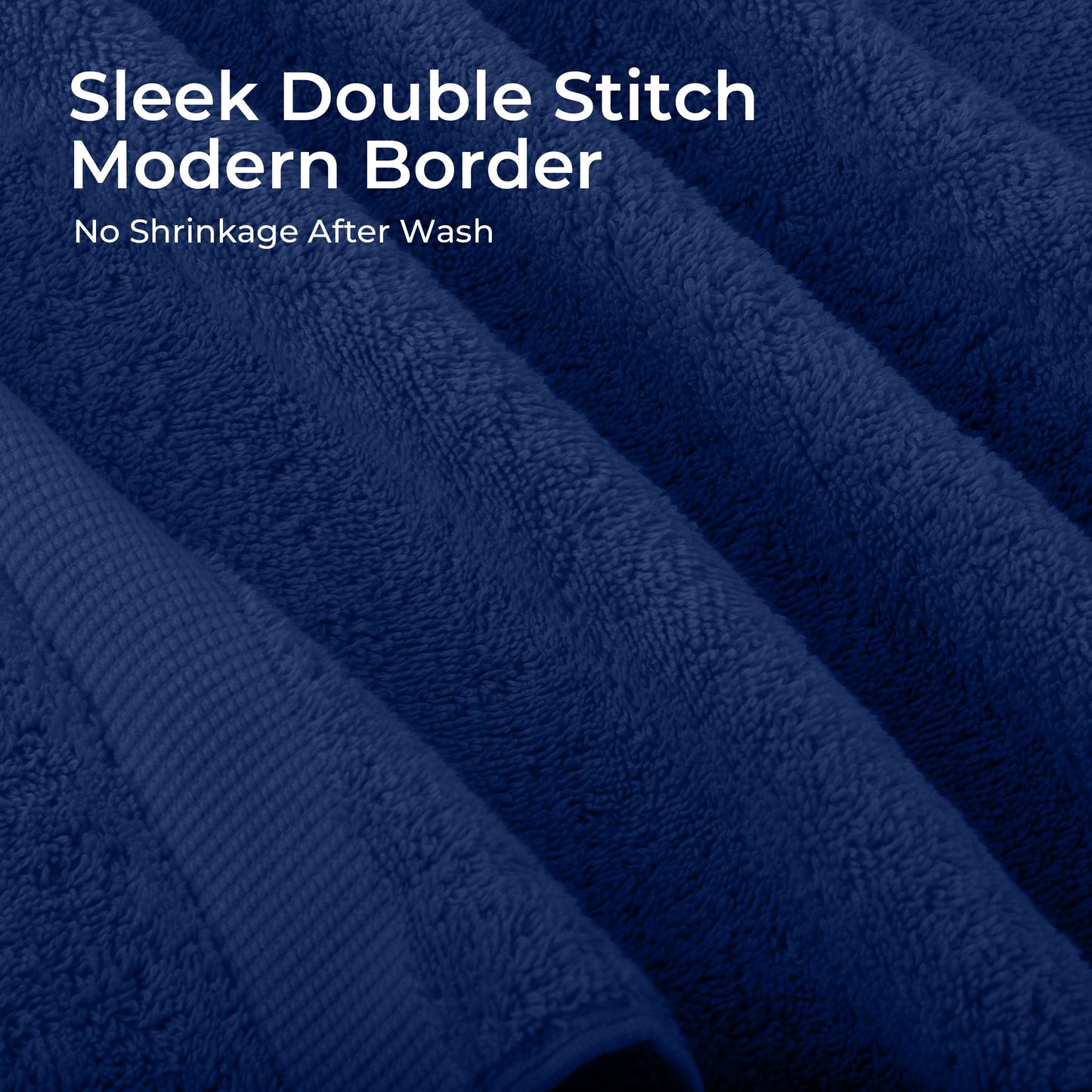 Lavish Home 6 Piece Towel Set - 550 GSM 100% Cotton Bathroom Accessories - 2 Bath Sheets, 2 Hand Towels, and 2 Wash Cloths - Soft and Absorbent…