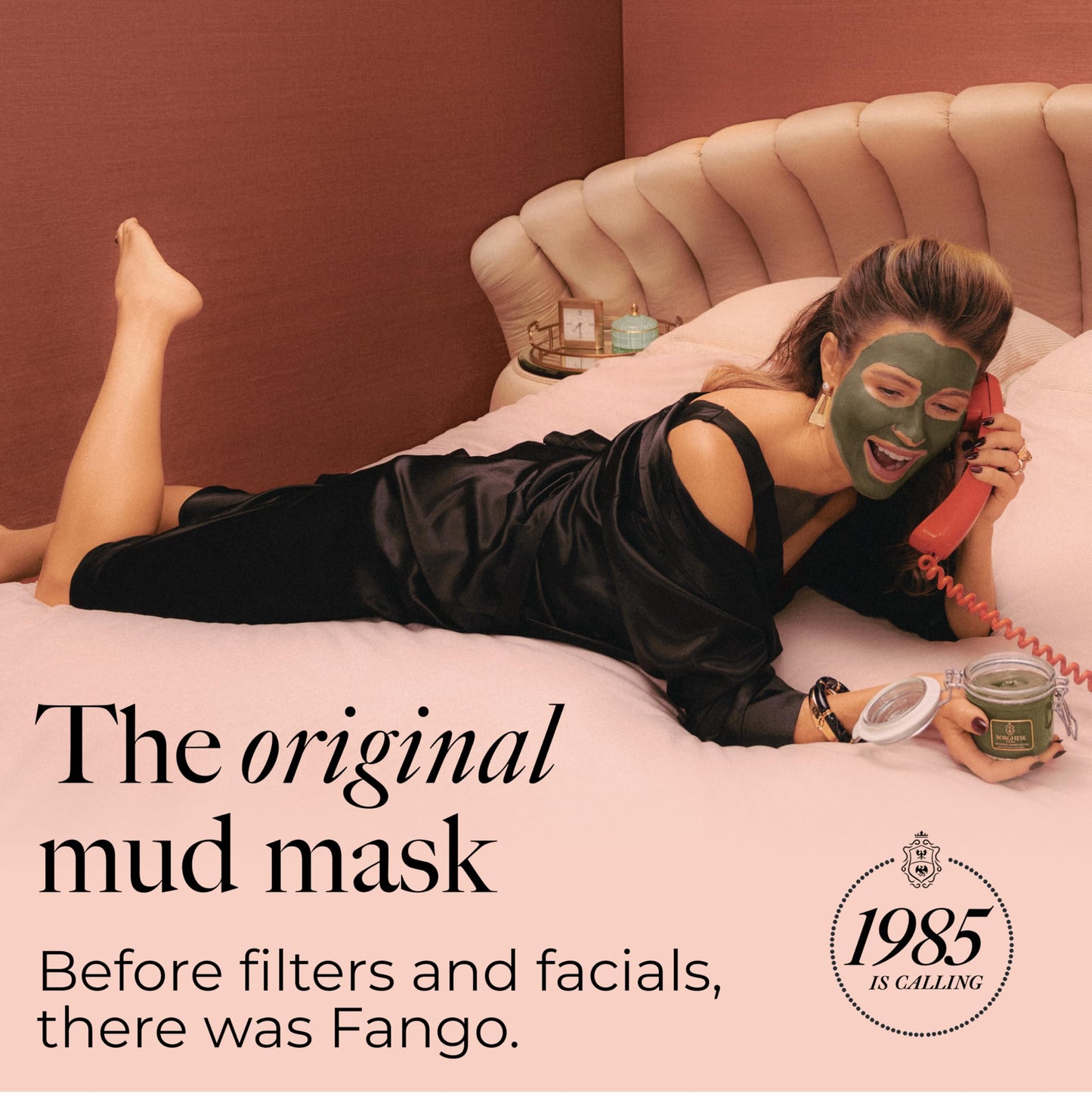 Borghese Advanced Fango Active Mud Mask for Face and Body - Exfoliating to Purifying Face Mask with Bentonite Clay & Hyaluronic Acid For Normal