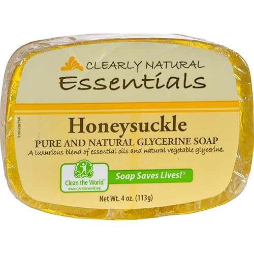 Glycerine Bar Soap - Honeysuckle, 4 oz ( Multi-Pack)