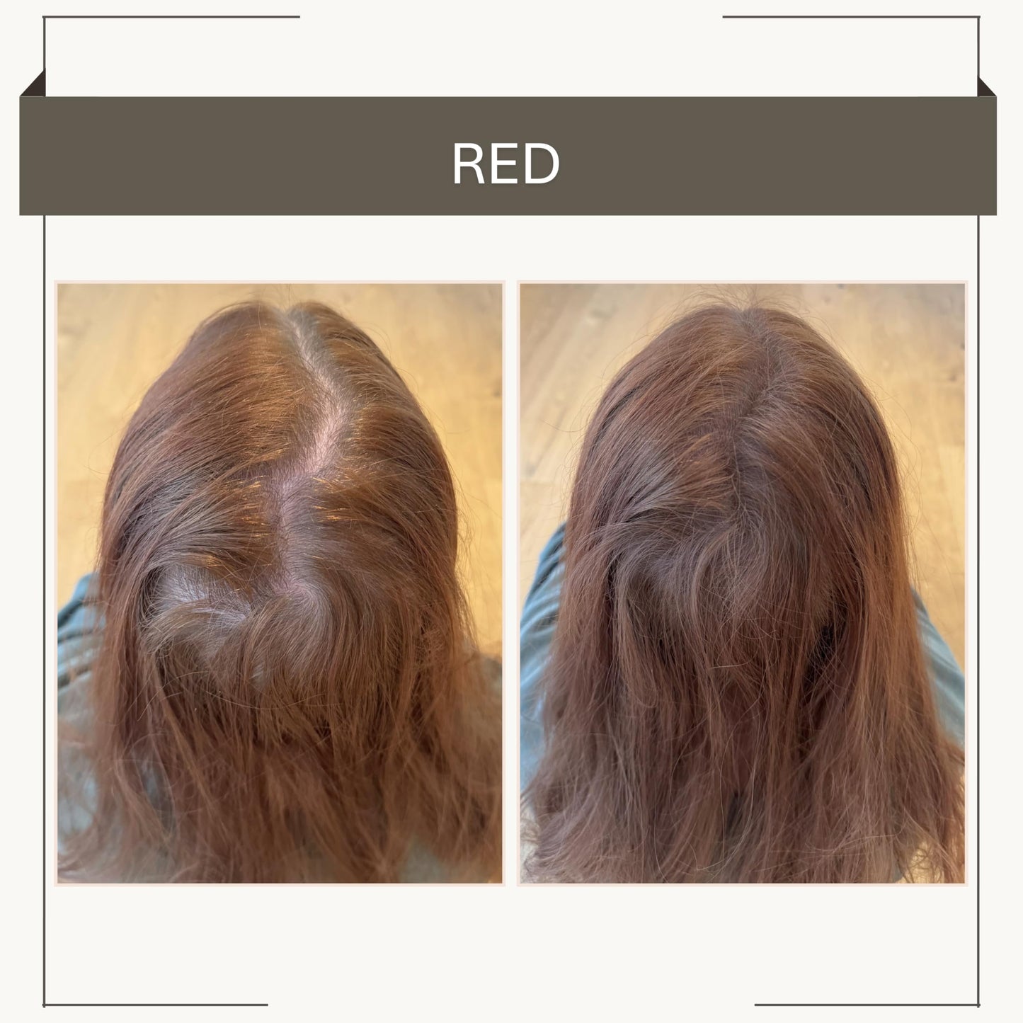 Joan Rivers Great Hair Day Root Touch Up Powder - Fill-in Powder for Thicker, Fuller Looking Hair (Red)