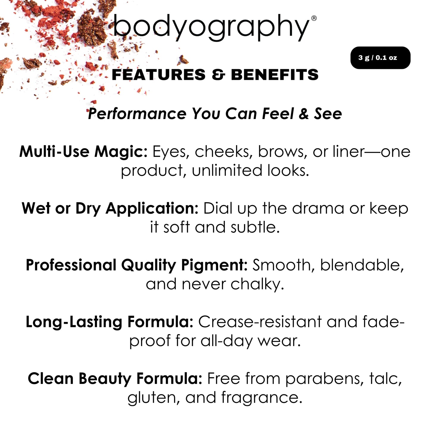 Bodyography Expressions Eye Shadow - Coy (Purple Grey (Matte)) | Multi-Functional, Long-Wearing Powder for Eyes, Cheeks & Brows | Buildable, Silky