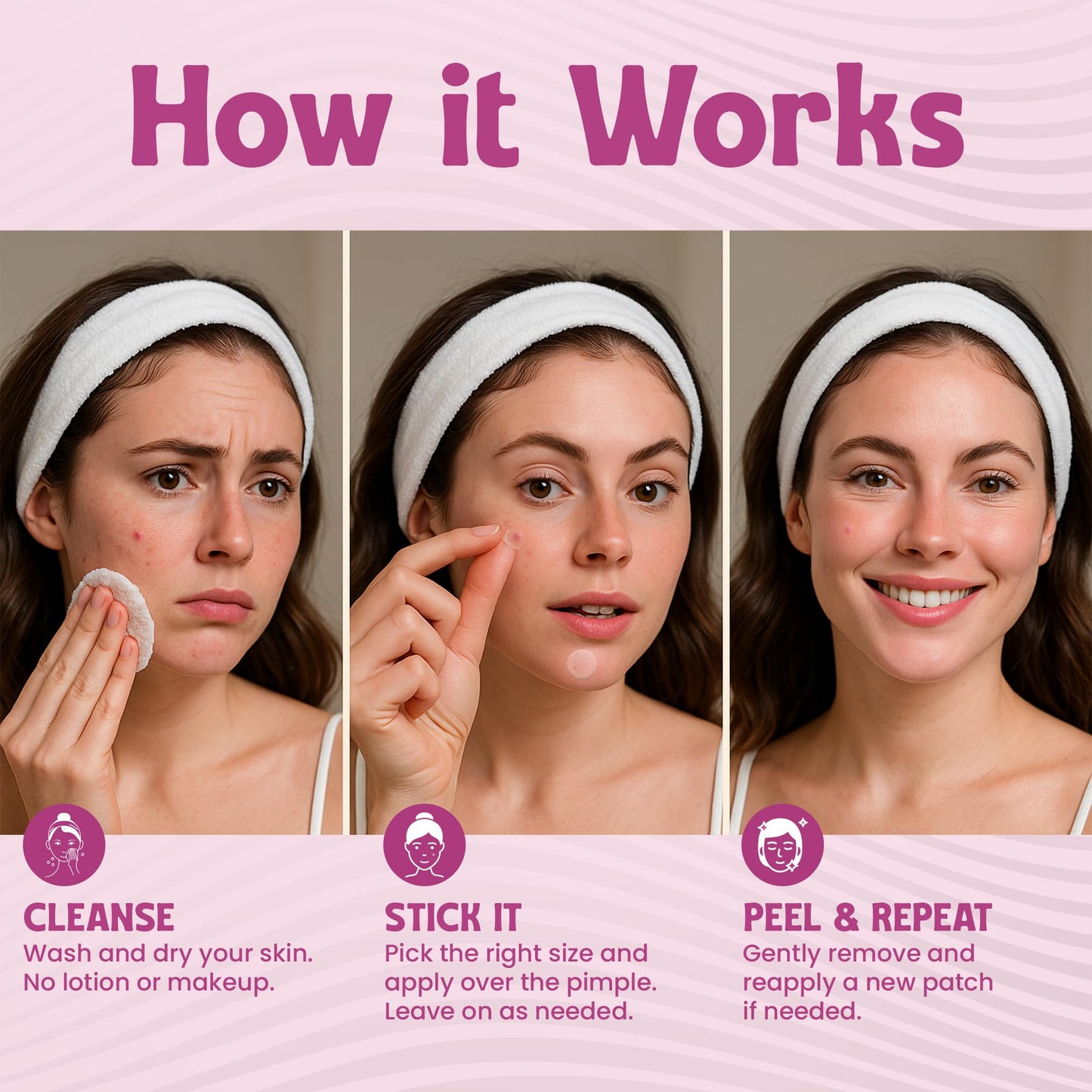 344 Pcs Large Pimple Patches for Face - 7 Sizes XL Acne Patches for Full Face, Big Hydrocolloid Bandages for Body, Chin, Forehead, Chest & Back Beauty and Personal Care Andlane