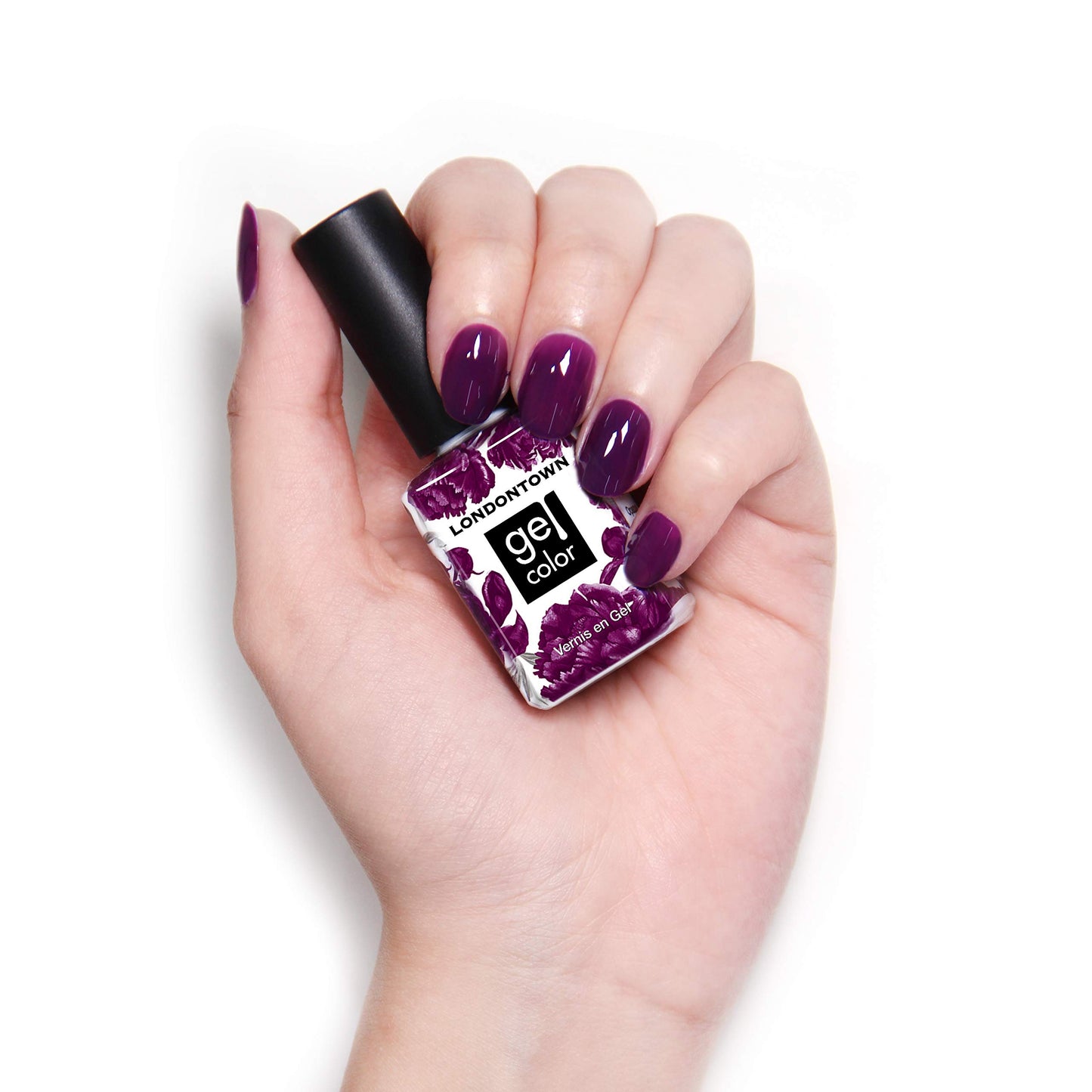 LONDONTOWN UV/LED Gel Nail Polish, Glossy Deep Purple, Portobello Plum, 0.4 Fl Oz, Long Lasting, Chip Resistant High Shine Color Beauty & Personal Care LONDONTOWN