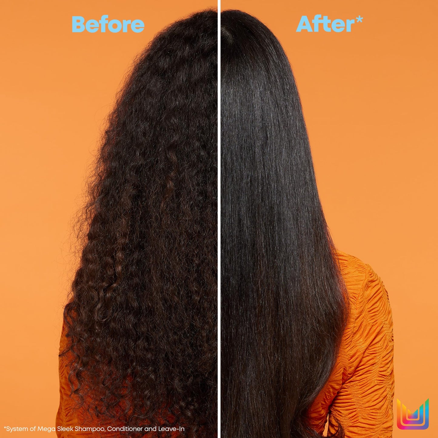 Matrix Mega Sleek Blow Down Smoothing Leave-In Cream - Smooths Hair, Detangles, & Tames Frizz, Heat Protectant, For Dry, Damaged & Frizzy Hair, 5.1 Fl