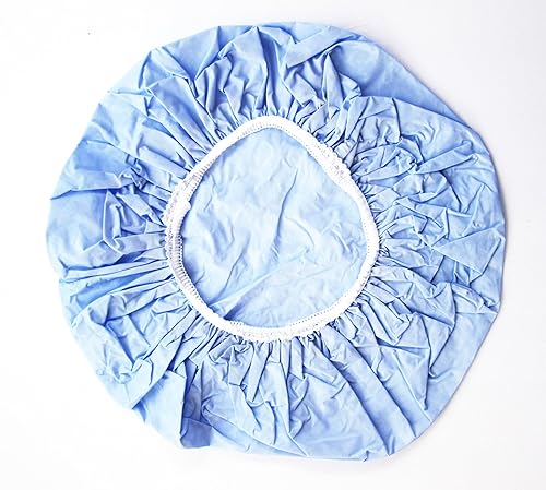 Shower Cap for women regular hair shower cap for Long Hair all Hair Lengths Waterproff (blue)