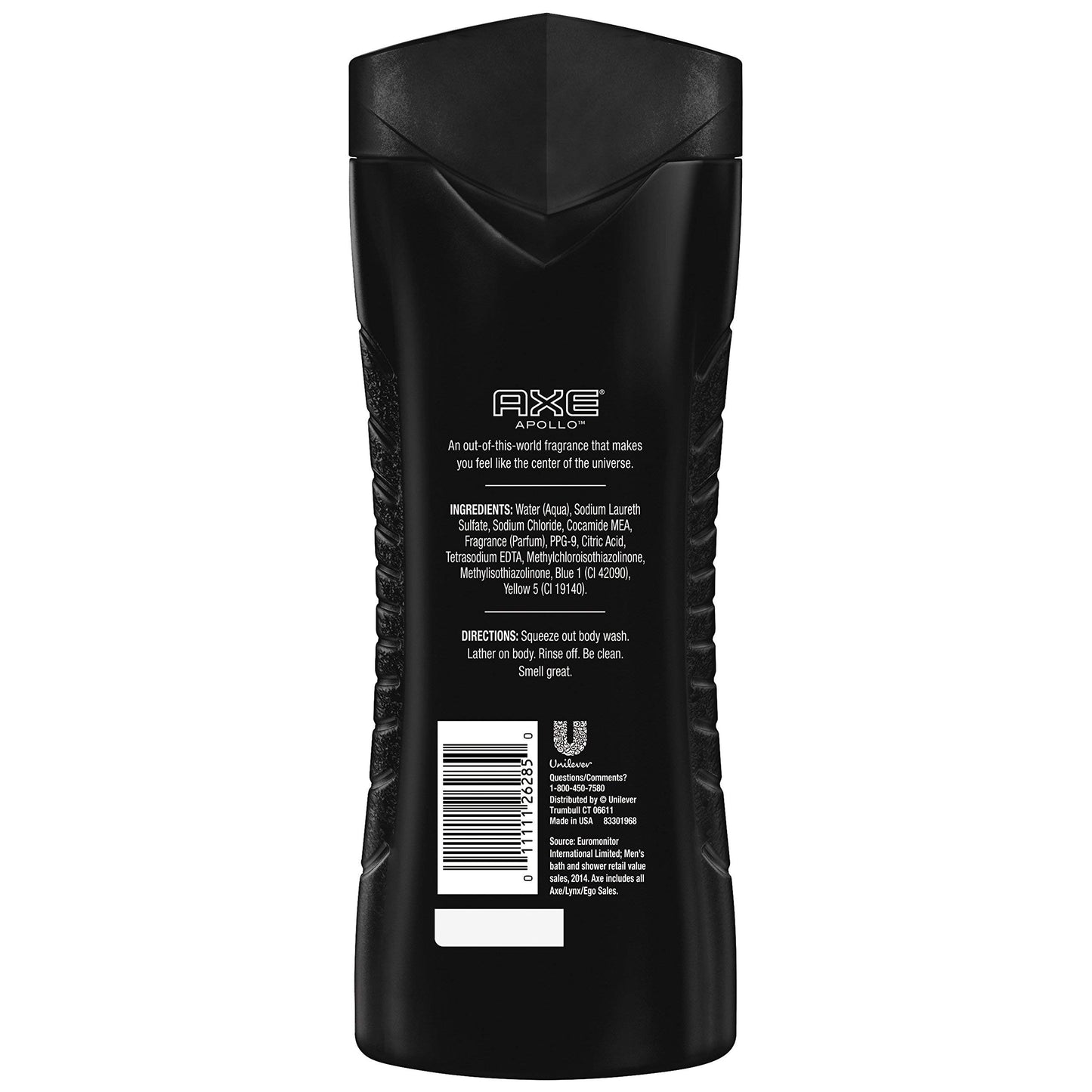 AXE Refreshing Shower Gel, Apollo - 16 Oz, (Pack of 9)