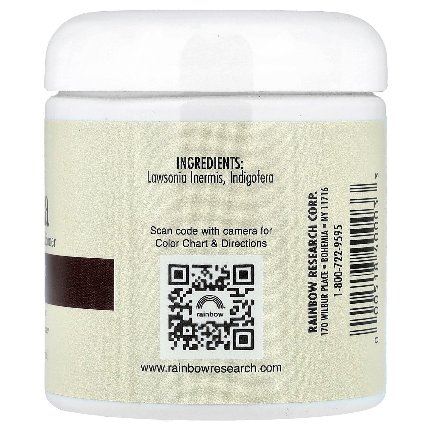 Rainbow Research Henna, Hair Color & Conditioner, Dark Brown (Sable), 4 oz (113 g)