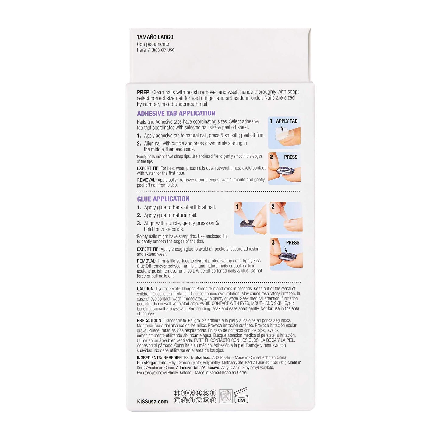 KISS Gel Fantasy Ready-to-Wear Press-On Gel Nails, “Stick Together”, Long, Dark Pink, Nail Kit with 24 Mega Adhesive Tabs, Pink Gel Glue, Manicure