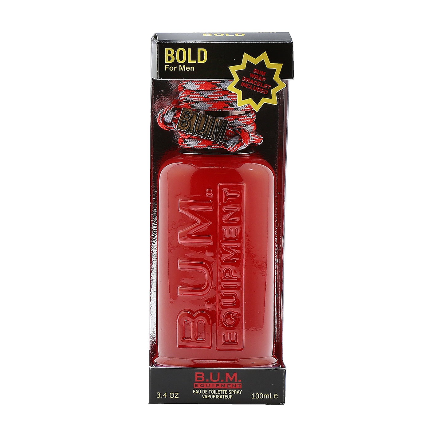 BUM EQUIPMENT Eau de Toilette Spray For Men, Bold, 3.4 Fl Oz