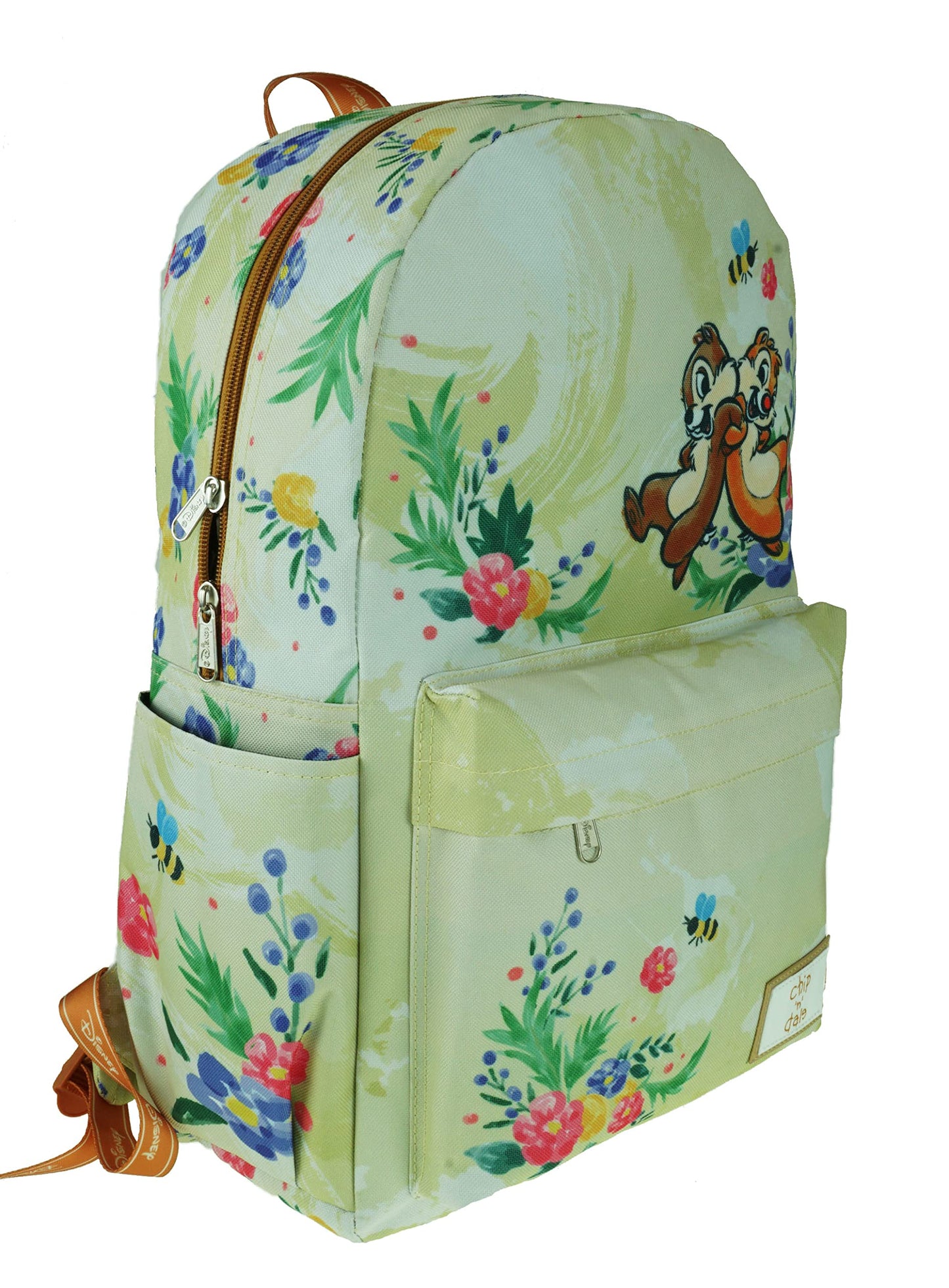 KBNL Classic Disney Chip'N'Dale Backpack with Laptop Compartment for School, Travel, and Work, Multicolor, Large