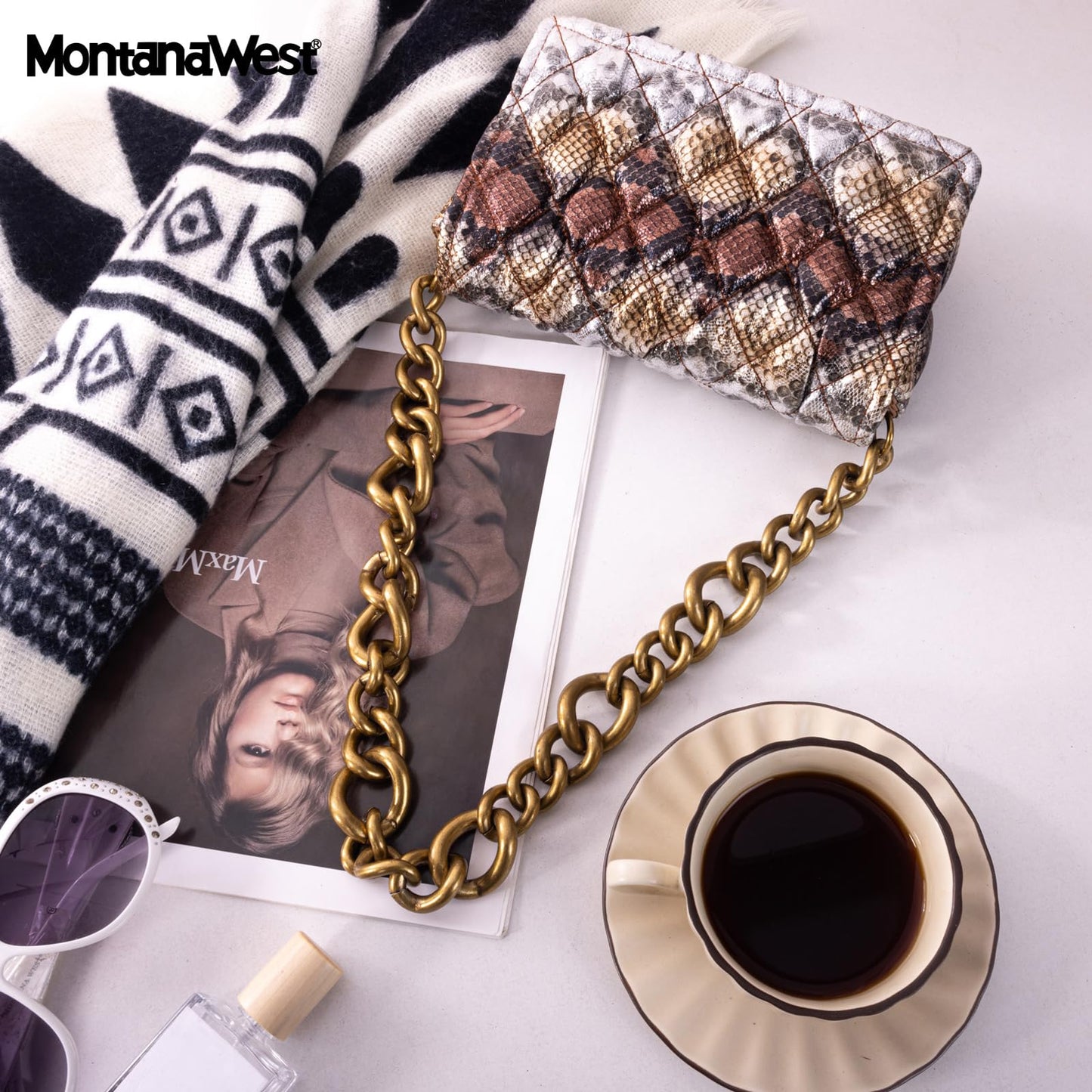 Montana West Small Shoulder Bag for Women Y2K Trendy Cute Retro Clutch Underarm Purse