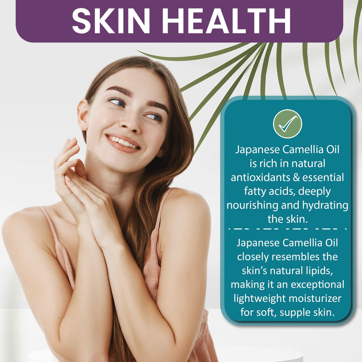 Dr Joe Lab Japanese Camellia Seed Oil - Pure, Cold Pressed, Non-GMO Carrier - 8 oz - for Skin, Hair, Nails, Body, Facial Hair - Hydrating Moisturizing