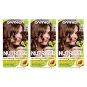 Garnier Nutrisse Nourishing Color Creme Light Natural Brown [60] 1 ea (Pack of 3)