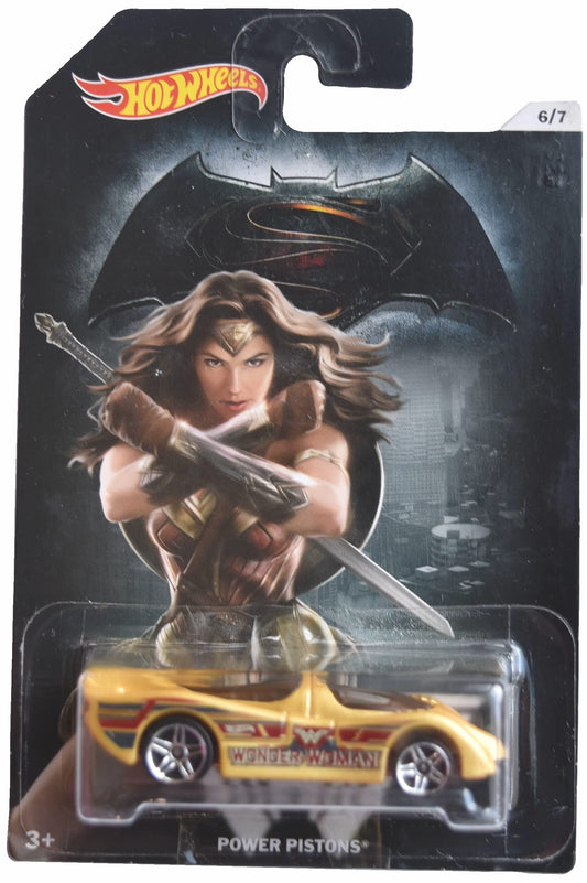 Hot Wheels Power Pistons, Gold [Wonder Woman] 6/7