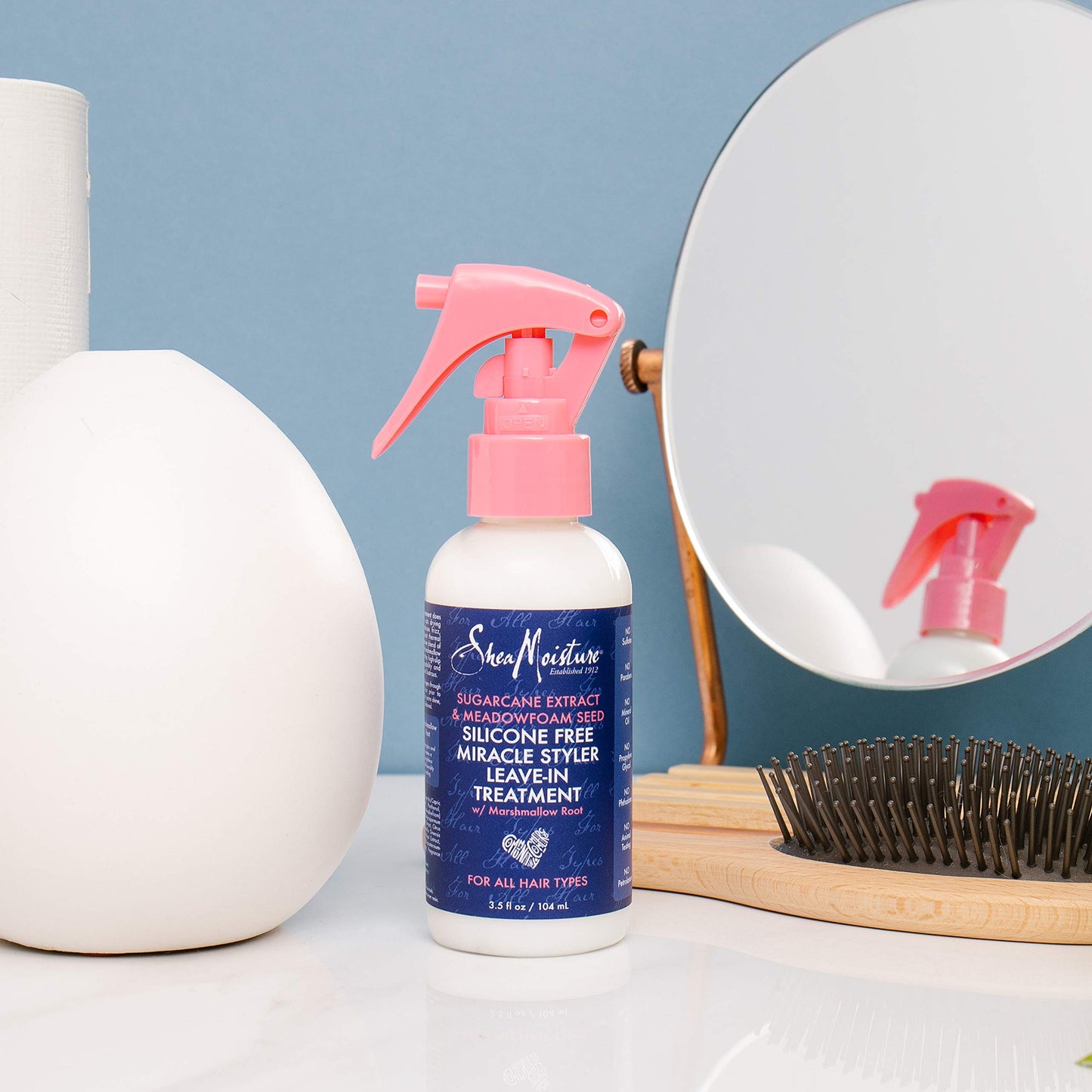SheaMoisture Silicone Free Miracle Styler Leave-In Hair Treatment Trvl, 3.4 Fl Oz