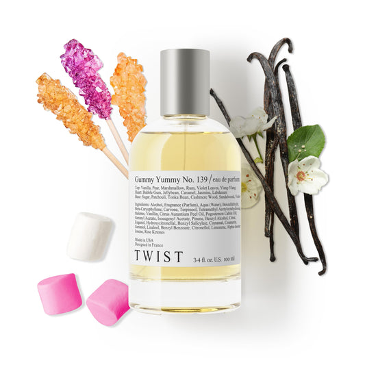 Twist Gummy Yummy No. 139 - Inspired by Kayali's Vanilla Candy Rock Sugar 42, Long-Lasting Eau De Parfum for Women, Sugar & Vanilla Fragrance Beauty & Personal Care HOUSE OF TWIST