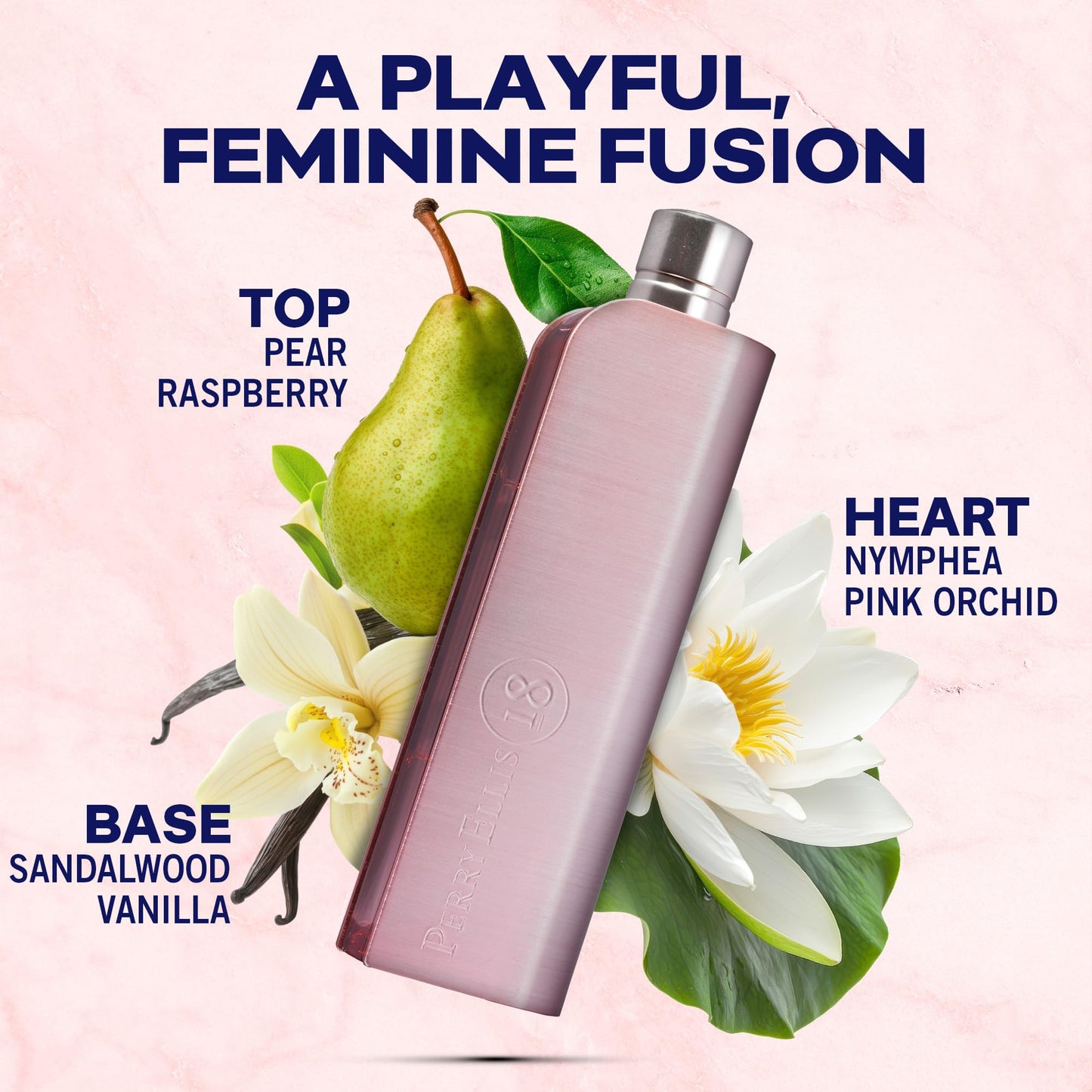 Perry Ellis 18 Eau De Parfum Spray for Women - Perfume for Women, Fruity Floral Fragrance, EDT, Sweet & Fresh Designer Scent for Her, Long Lasting