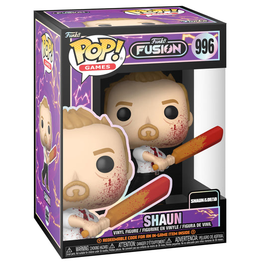 Funko POP Games: Fusion - Shaun - Shaun of The Dead - Collectable Vinyl Figure - Gift Idea - Official Merchandise - for Kids & Adults - Horror Fans…