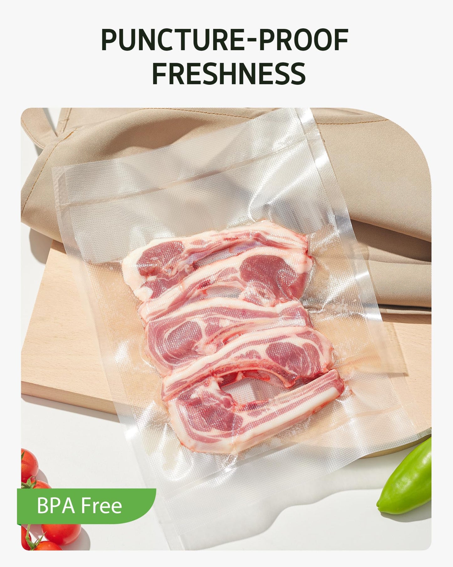 [2025 Upgraded] Syntus 11" x 150' Vacuum Sealer Bags for Food with Cutter, Vacuum Sealer Bags Roll Keeper BPA-free Heavy-duty Commercial Grade…