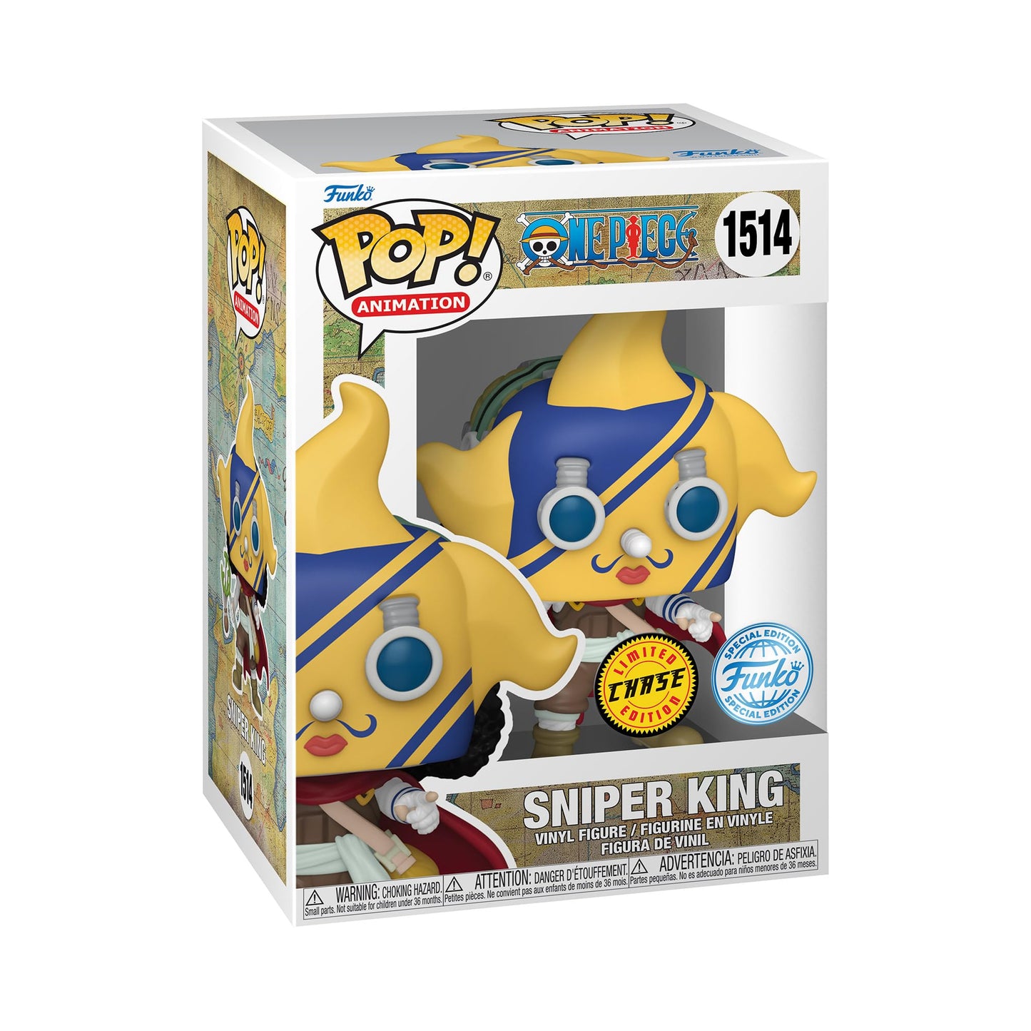 Funko Pop! Animation: One Piece - Sniper King #1514, Chalice Collectibles Exclusive, Vinyl Figure