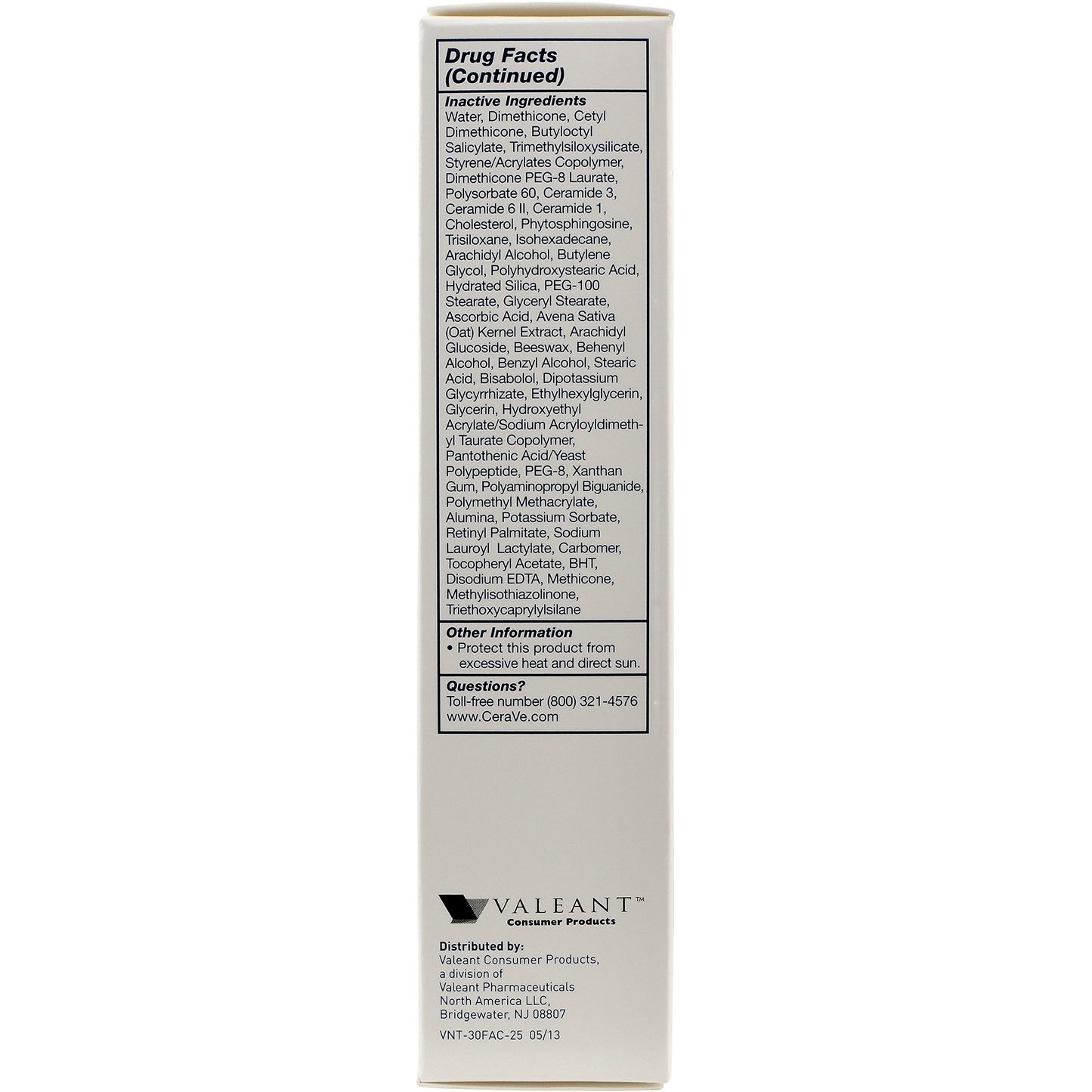 CeraVe Sunscreen Face Lotion SPF 30 2.5 oz with Zinc Oxide, Niacinamide and Ceramides for Broad Spectrum Sun Protection