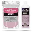 Nena's 16oz Acrylic Liquid monomer + 16oz Clear Acrylic Powder Made in USA Clear Pink (Pink) Beauty & Personal Care Nena's
