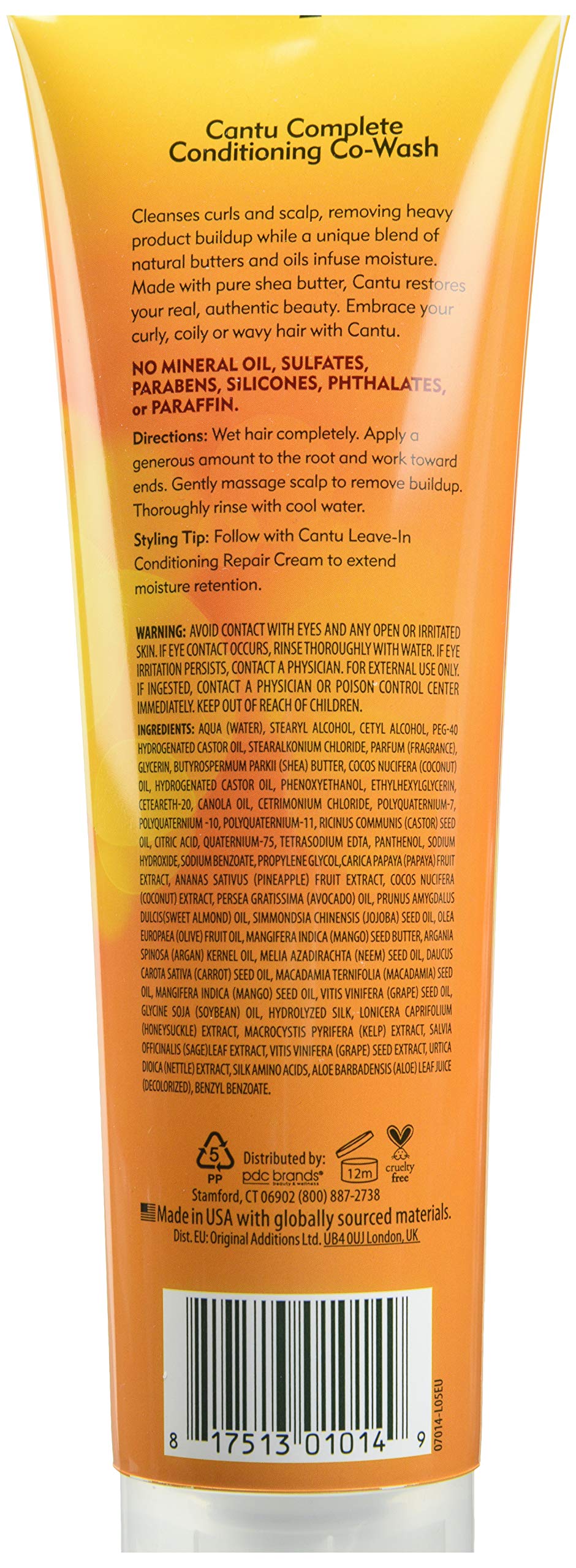 Cantu Shea Butter for Natural Hair Complete Conditioning Co-Wash, 10 Ounce