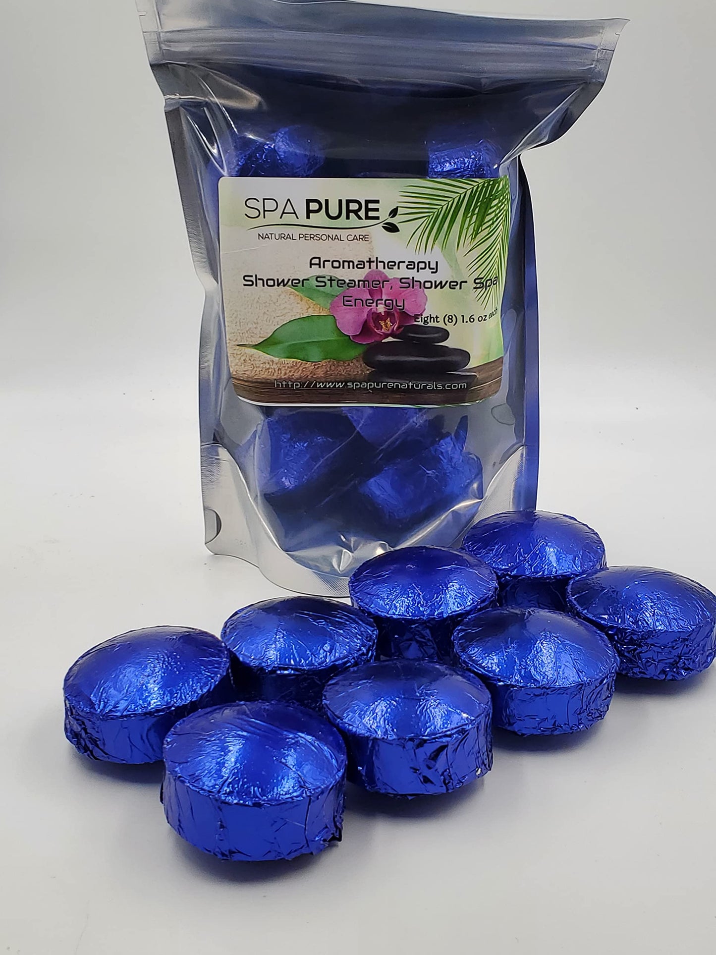 Spa Pure Energy Aromatherapy Shower: Tablets/Steamers/Bombs Made With 100% Natural/Organic Essential Oils - Transform Your Shower - Transform Your…