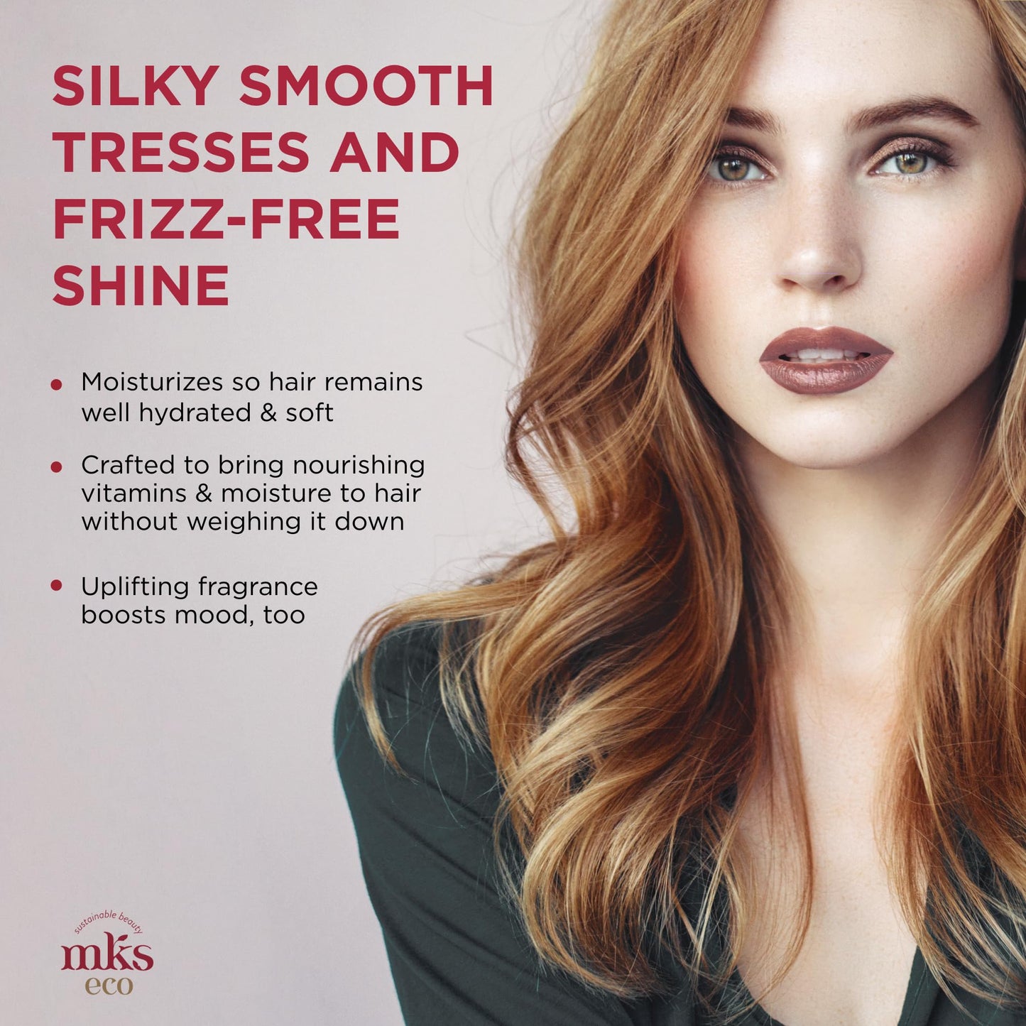 MKS eco Nourish Shampoo for Fine Hair, Light Breeze (10 fl oz) + MKS eco Hydrate Conditioner for Fine Hair, Light Breeze (10 fl oz) - Moroccan Argan