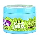 Just For Me Curl Peace Braiding & Twisting Grip Glaze - Holds & Reduces Frizz, Contains Flaxseed, Avocado Oil & Black Castor Oil, Nourishes