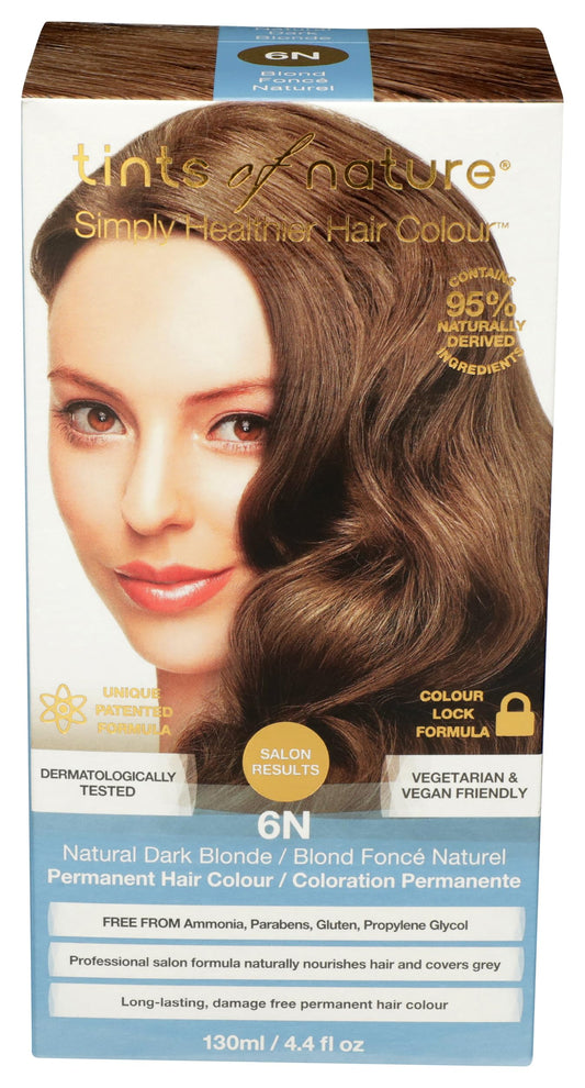 Tints Of Nature, Hair Color Dark Blond 6N Organic, 4.4 Fl Oz