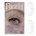 Fazit Makeup Patches - Snowflake Eye Speckles - Glow Up Make-Up Patches - Cute Glitter Makeup Accessories for Women - Cosmetic Glitter for Face