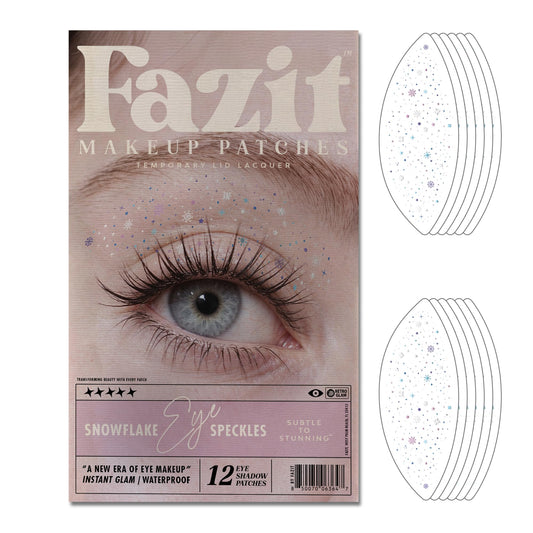 Fazit Makeup Patches - Snowflake Eye Speckles - Glow Up Make-Up Patches - Cute Glitter Makeup Accessories for Women - Cosmetic Glitter for Face Beauty & Personal Care Fazit