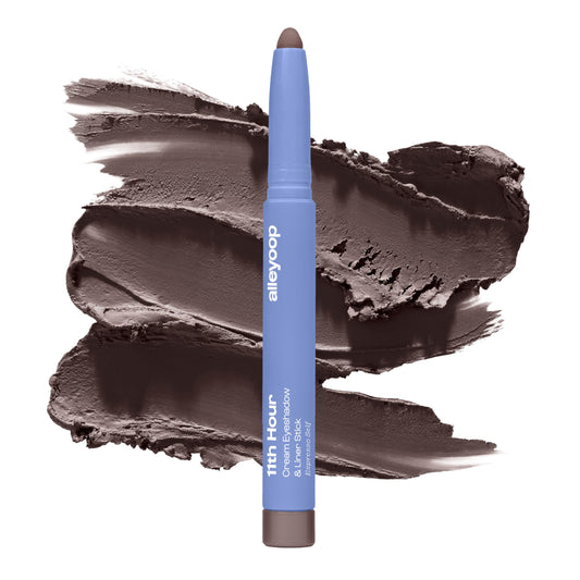 ALLEYOOP 11th Hour Cream Eye Shadow Sticks - Espresso Self (Matte) - Award-winning Eyeshadow Stick - Smudge-Proof and Crease Proof for Over 11 Hours