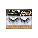 i-ENVY False Lashes Luxury Mink Collection Eyelashes 100% Real Mink Glamorous Eye Look Lashes Maximum Fluffiness 3D Multi-Curl Angle