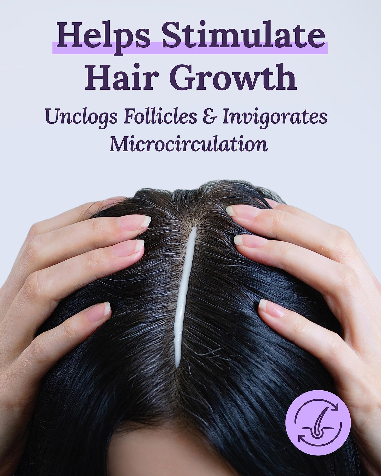 Micro Exfoliating Mask for Scalp & Hair - Keranique Clarifying Scalp Scrub for Women - Cleansing & Moisturizing Scalp Detox Conditioner - Creates