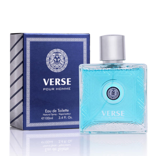 NovoGlow Verse Pour Homme Eau De Parfum Spray for Men Long Lasting Citrusy Floral & Masculine Fragrance Smell Fresh All Day Long Gift for Men for All