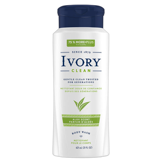 Ivory Clean Aloe Body Wash 21 oz Packaging may Vary Beauty & Personal Care Ivory
