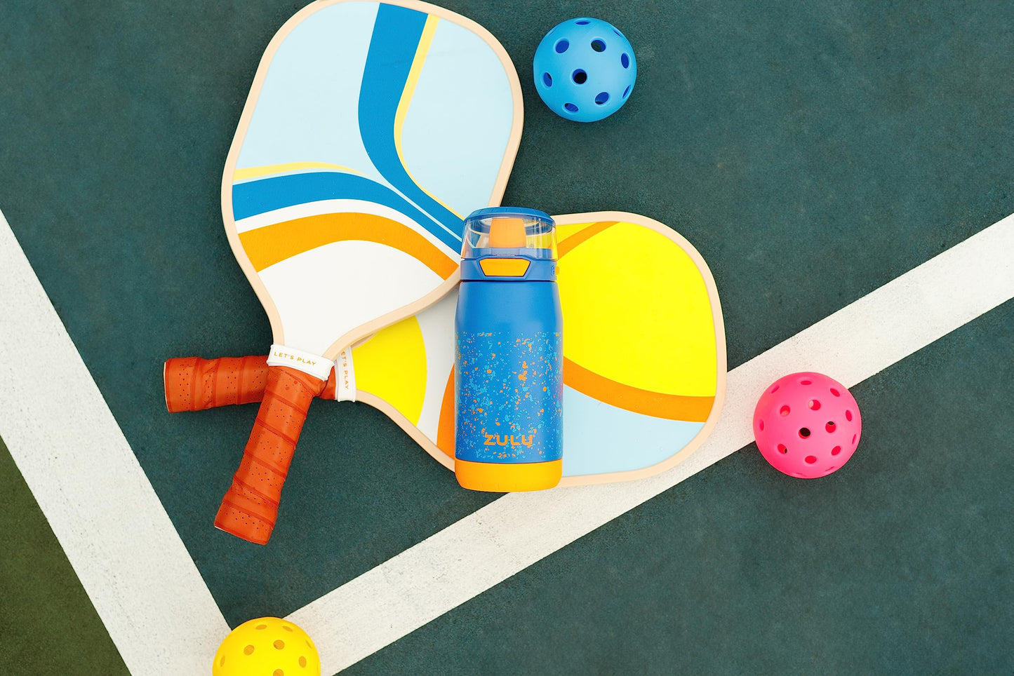 ZULU Kids Flex 12oz Stainless Steel Insulated Water Bottle, Toddler Cup with Silicone Spout, Leak-Proof Locking Flip Lid and Carry Loop for School…