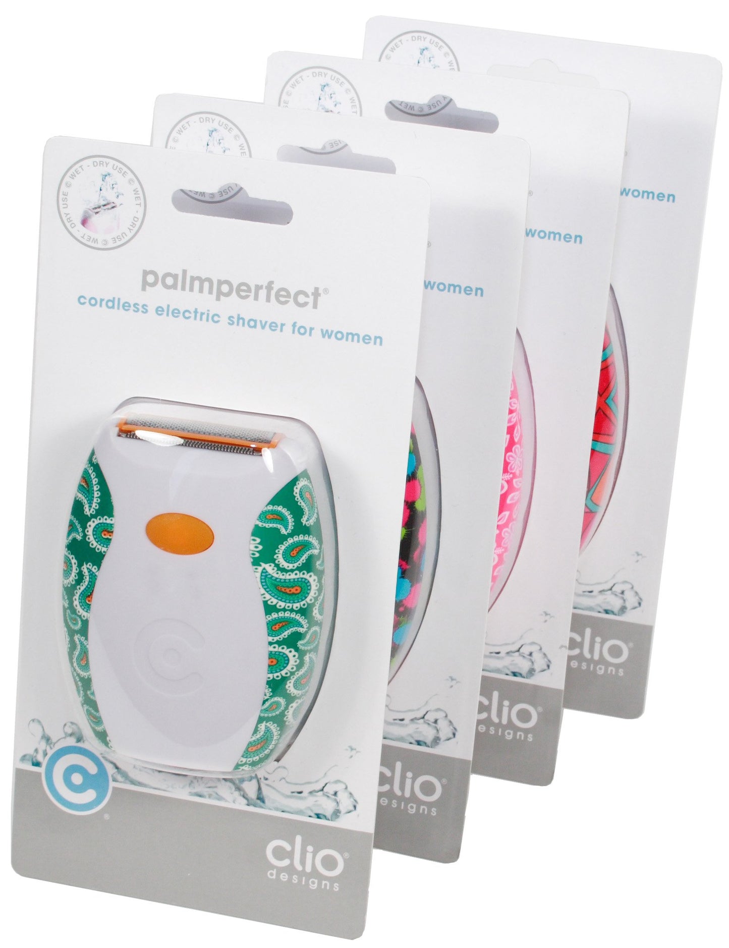 Clio Designs Palmperfect Electric Shaver in Patterns, Color and Pattern may vary Beauty and Personal Care CLIO